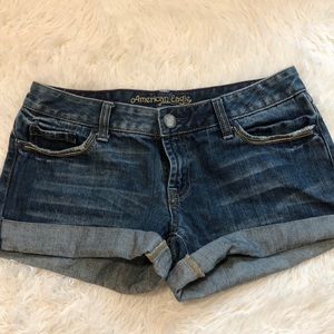 Denim shorts
